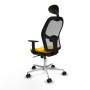Chaise de Bureau avec Appui-tête Jorquera Piqueras y Crespo 1D086N1 Jaune