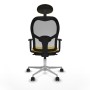 Chaise de Bureau avec Appui-tête Jorquera Piqueras y Crespo 1D086N1 Jaune