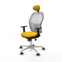 Chaise de Bureau avec Appui-tête Jorquera Piqueras y Crespo 1D086G1 Jaune
