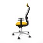 Chaise de Bureau avec Appui-tête Jorquera Piqueras y Crespo 1D086G1 Jaune