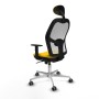 Chaise de Bureau avec Appui-tête Jorquera Piqueras y Crespo 1D086G1 Jaune