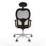 Chaise de Bureau avec Appui-tête Jorquera Piqueras y Crespo 1D086G1 Jaune