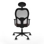 Office Chair with Headrest Jorquera Piqueras y Crespo 1D036N1 White Brown
