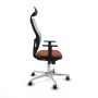 Office Chair with Headrest Jorquera Piqueras y Crespo 1D086G1 White Brown