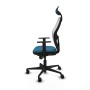 Chaise de Bureau avec Appui-tête Jorquera Piqueras y Crespo 1D036N1 Blanc Vert pétrole