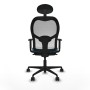 Chaise de Bureau avec Appui-tête Jorquera Piqueras y Crespo 1D036N1 Blanc Vert pétrole