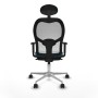 Chaise de Bureau avec Appui-tête Jorquera Piqueras y Crespo 1D086N1 Blanc Vert pétrole