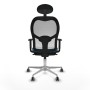 Chaise de Bureau avec Appui-tête Jorquera Piqueras y Crespo 1D086G1 Blanc Vert pétrole