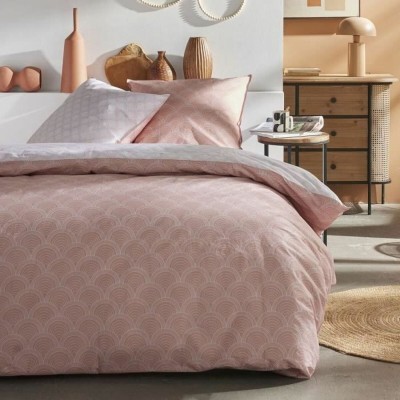 Duvet cover set TODAY Pink Rose Super king 220 x 240 cm