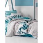 Parure de couette Bleu Blanc 220 x 240 cm