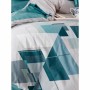 Parure de couette Bleu Blanc 220 x 240 cm