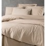 Parure de couette Beige 220 x 240 cm