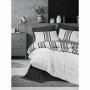 Parure de couette Blanc Gris 220 x 240 cm
