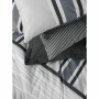 Parure de couette Blanc Gris 220 x 240 cm