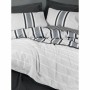 Parure de couette Blanc Gris 220 x 240 cm