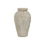 Vase Home ESPRIT Gris Terre cuite 25 x 25 x 50 cm