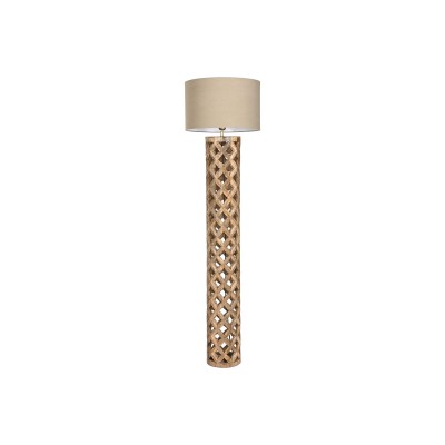 Floor Lamp Home ESPRIT Beige Natural Mango wood 220 V 41,5 x 41,5 x 158 cm