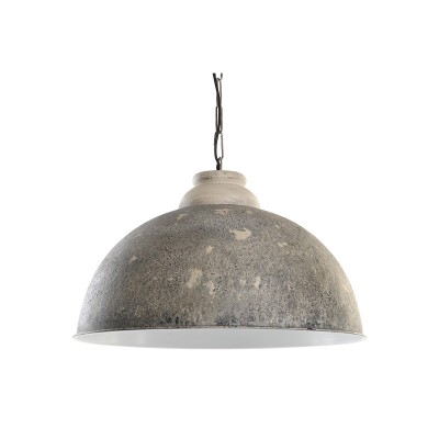 Suspension DKD Home Decor Noir Gris Bois Métal 50 W 61 x 61 x 37 cm