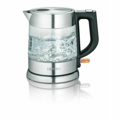 Bouilloire Électrique avec Voyant LED Severin WK 3468 Noir Transparent Acier inoxydable 2200 W 1 L