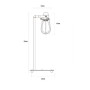Desk lamp EDM 32107 Black Metal 60 W 220-240 V 22 x 51 cm 22 x 51 x 13 cm