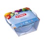 Casserole with lid Pyrex 1,4 L White Transparent