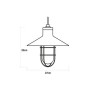 Suspension EDM 32102 60 W