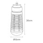 Tue-insectes électriques EDM 06018 Noir 50 m2