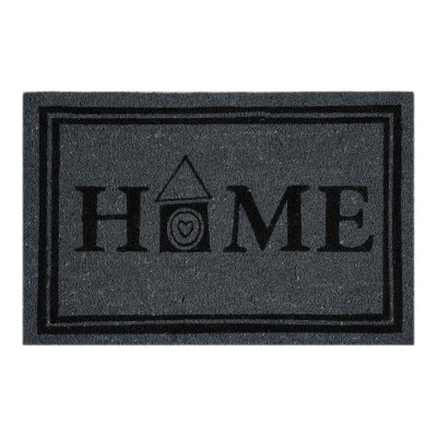 Doormat EDM 74766 Grey 60 x 40 cm Rectangular