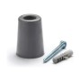 Doorstop Inofix Doors Screws Grey Natural rubber