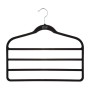 Multiple Trouser Hanger 5five Simply Smart Black Nylon ABS 44,8 x 41,5 cm Trousers