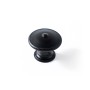 Pommeau Rei 3121 Noir Métal Ø 30 x 24 mm 4 Pièces