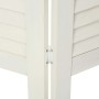 Folding screen Atmosphera White Paolownia wood (170 x 119 cm)