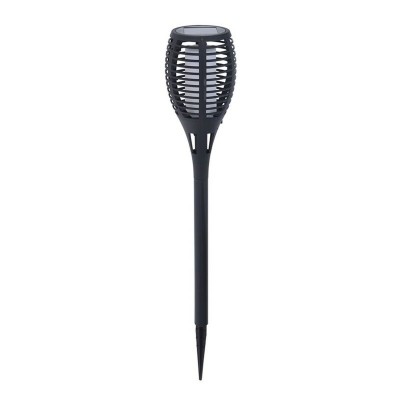 Solar garden lights Progarden Black polypropylene Ø 10 x 58 cm Solar Flame effect