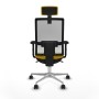 Chaise de Bureau avec Appui-tête Piqueras y Crespo 2D086N2 Jaune