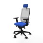 Office Chair with Headrest Piqueras y Crespo 2D066N2 Blue