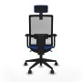 Office Chair with Headrest Piqueras y Crespo 2D066N2 Blue