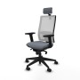 Chaise de Bureau avec Appui-tête Piqueras y Crespo 2D066N2 Gris