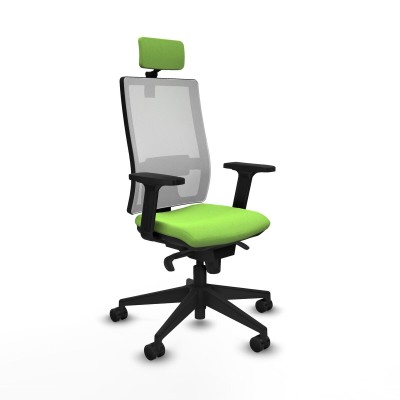 Chaise de Bureau avec Appui-tête Piqueras y Crespo 2D066N2 Pistache