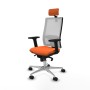 Office Chair with Headrest Piqueras y Crespo 2D086N2 Orange