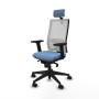 Chaise de Bureau avec Appui-tête Piqueras y Crespo 2D066N2 Bleu ciel