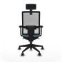 Chaise de Bureau avec Appui-tête Piqueras y Crespo 2D066N2 Bleu ciel