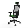 Chaise de Bureau avec Appui-tête Piqueras y Crespo 2D066N2 Vert