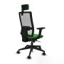 Office Chair with Headrest Piqueras y Crespo 2D066N2 Green