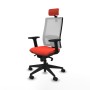 Office Chair with Headrest Piqueras y Crespo 2D066N2 Dark Orange