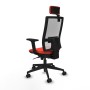 Office Chair with Headrest Piqueras y Crespo 2D066N2 Dark Orange