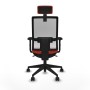 Office Chair with Headrest Piqueras y Crespo 2D066N2 Dark Orange