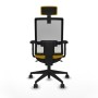 Chaise de Bureau avec Appui-tête Piqueras y Crespo 2D066N2 Jaune