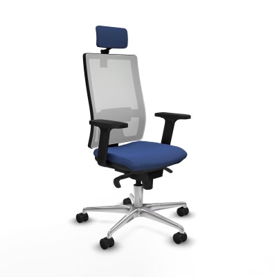 Office Chair with Headrest Piqueras y Crespo 2D086N2 Navy Blue