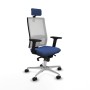 Office Chair with Headrest Piqueras y Crespo 2D086N2 Navy Blue