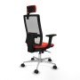 Office Chair with Headrest Piqueras y Crespo 2D086N2 Dark Orange